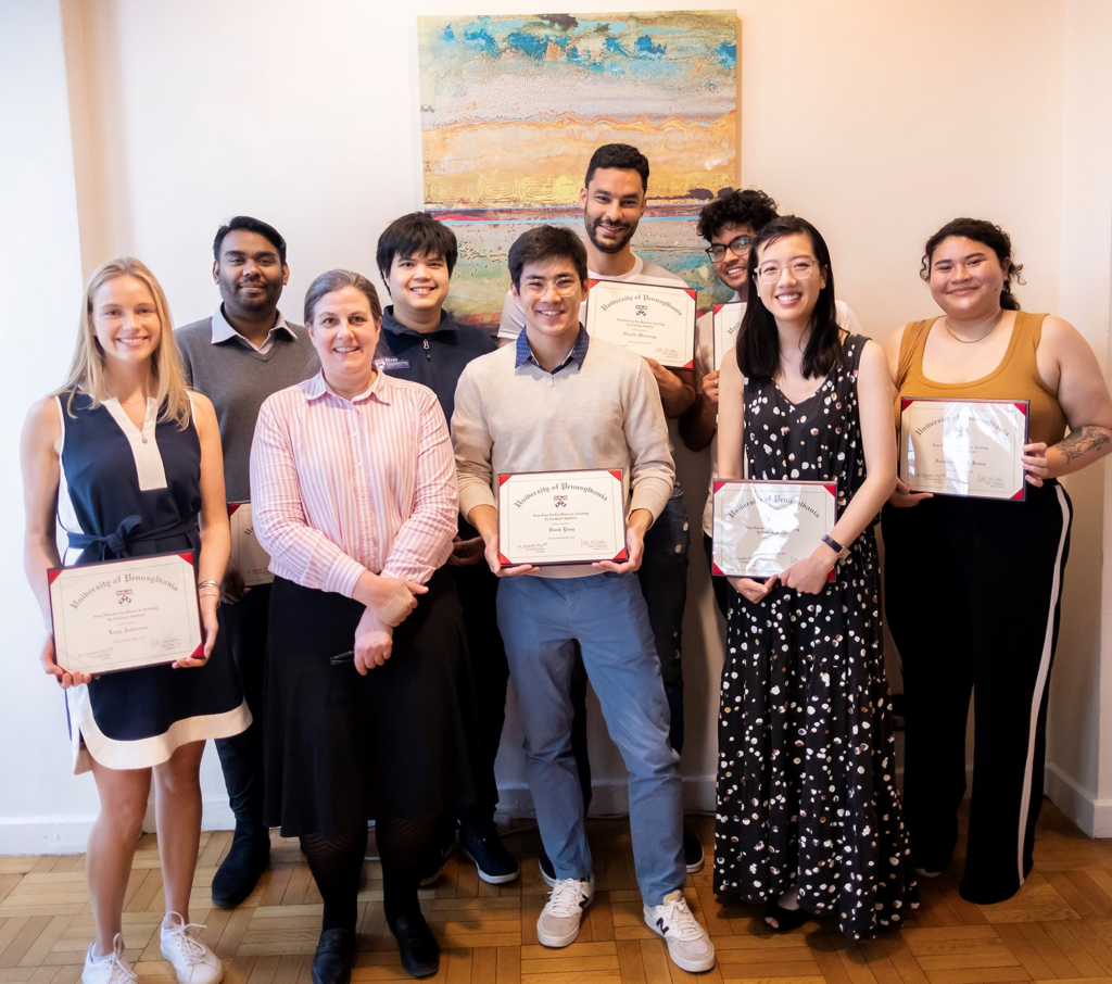 Teaching awards graduate students penn provost